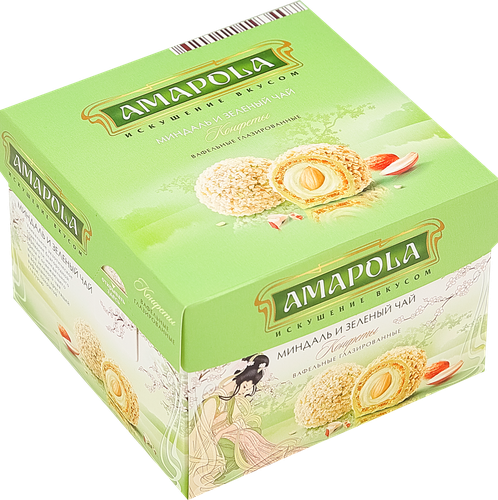 

Набор конфет Amapola Миндаль и зеленый чай
