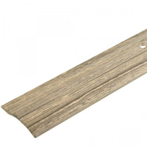 Порог алюминиевый разноуровневый декоративный, 0.9 м, С4, 39.4 мм, дуб английский №159