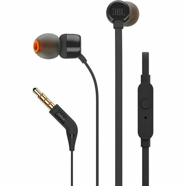 Наушники-вкладыши JBL T 110 вкладыши черный (973434)