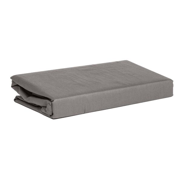 Простыня Picassa, 2-сп, 180х215 см, сатин, гладье, графит