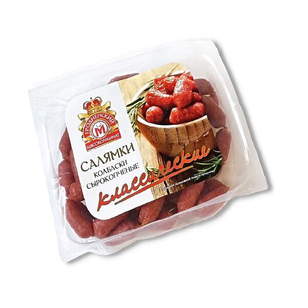 Колбаски оригинальные Салямки классические колб. изд. с/к в/с из м/пт. вес. газ. Гродненский МК