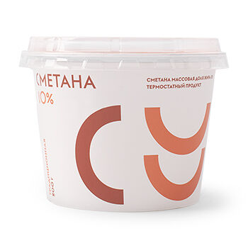 Сметана Братья Чебурашкины 10% Россия 200г