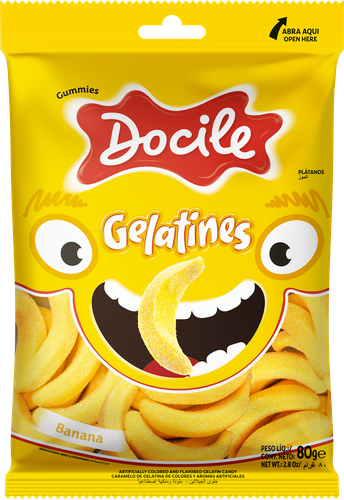 

Мармелад жевательный Docile со вкусом банана 80 г