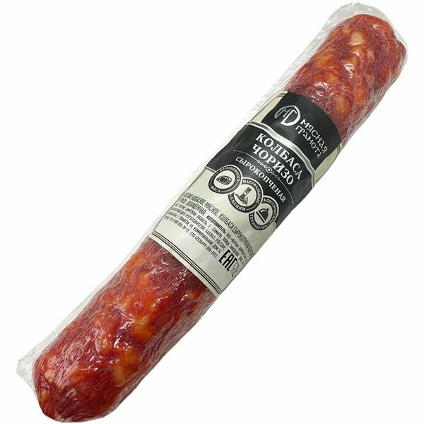 Колбаса Мясная Грамота Чоризо сырокопченая полусухая, 200г