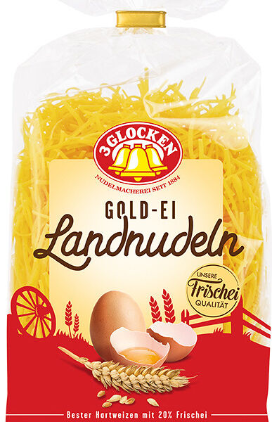 Макаронные изделия Schnittnudeln 3 Glocken Gold-Ei Landnudeln