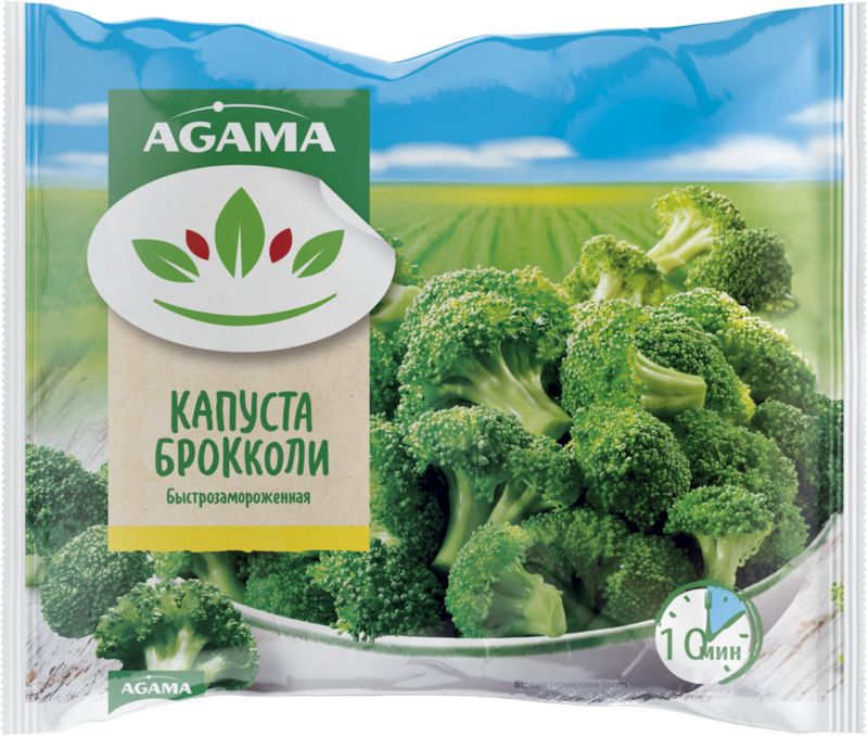 

Капуста брокколи Agama/Hortex быстрозамороженная 400 г