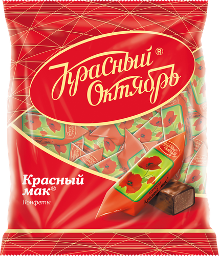 

Конфеты шоколадные Красный Октябрь Красный мак 250 г