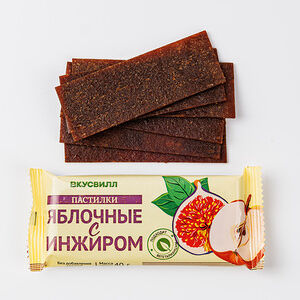 Пастилки яблочные с инжиром