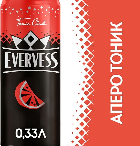 Тоник Evervess Газированный Аперо 330мл