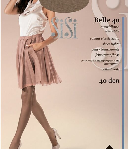 Колготки SiSi Belle 40 Miele Светло-бежевый Размер 5