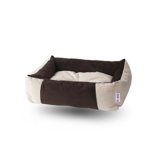 Лежак для животных FOXIE Comfort Ultra 70x60см кофейный