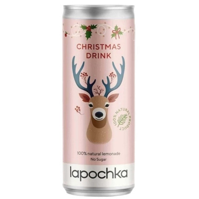 

Напиток безалкогольный среднегазированный Lapochka Зимнее Издание 330 мл