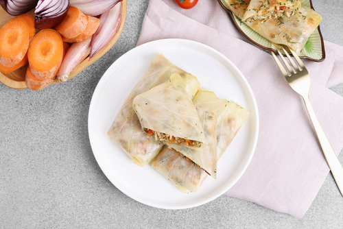 

Голубцы фаршированные рисом и овощами Лента Fresh