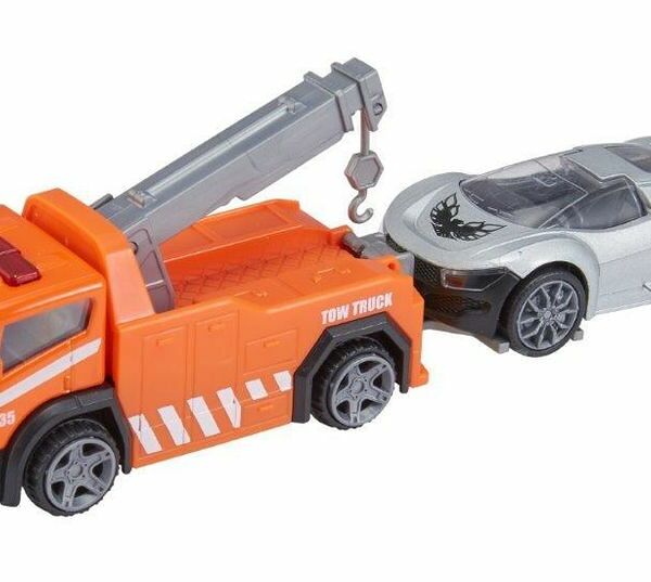 Игровой набор Эвакуатор и машинка Teamsterz ОРАНЖЕВЫЙ 3+