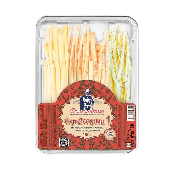 Сыр «Чечил» ассорти №1 45%, «Долголетие»