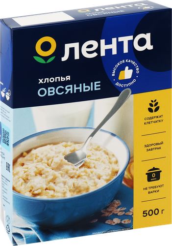 

Хлопья ЛЕНТА Овсяные