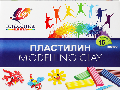 

Пластилин ЛУЧ Классика 16 цветов Арт. 20С 1329-08