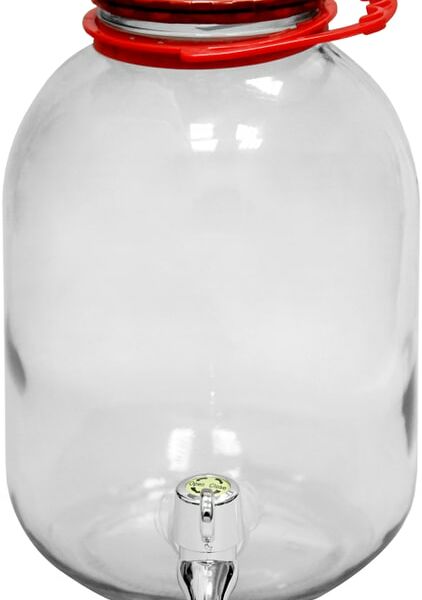 Лимонадник Москвичка Гараж с краном 3л