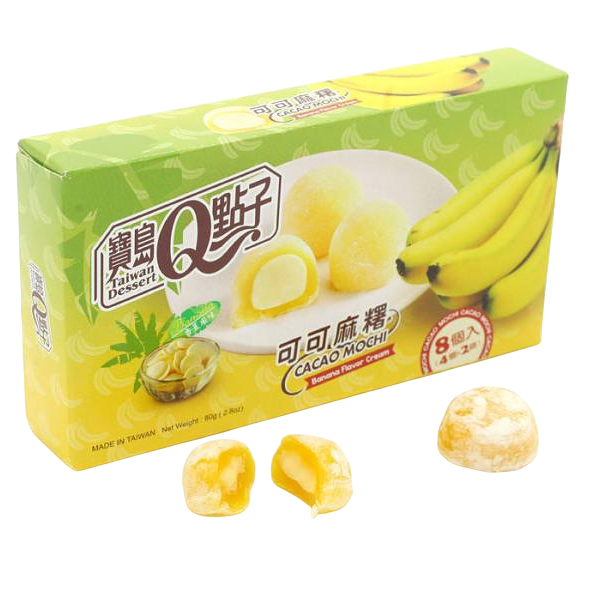 Какао-моти Qidea с бананом