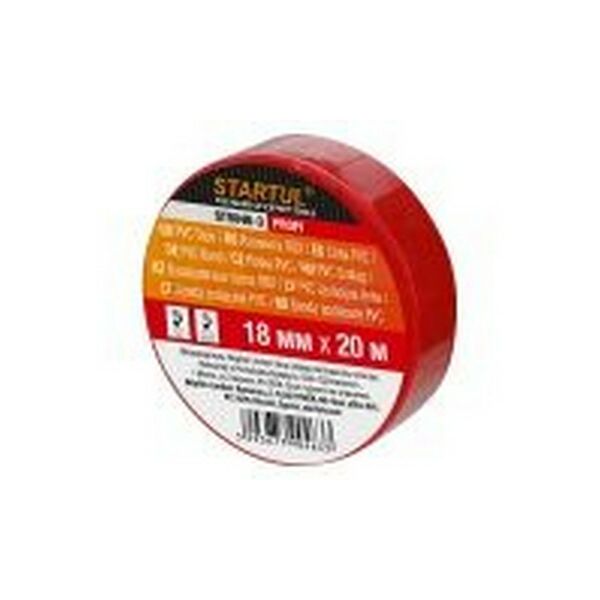 Изолента ПВХ Startul profi 18ммх20м красная ST9046-3
