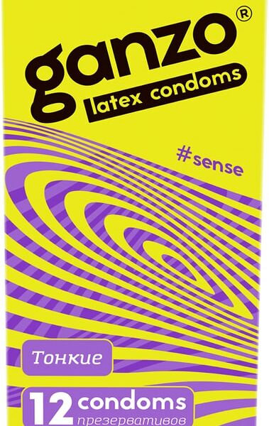 Презервативы Ganzo Sense Тонкие 12шт