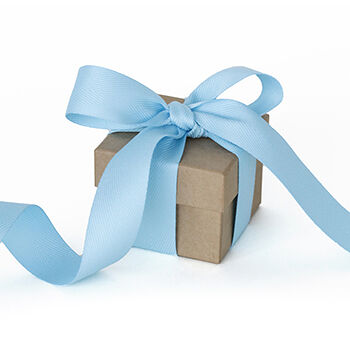 Лента хлопковая Paperie в катушке Baby Blue (длина 5 м ширина 25 мм)