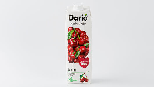 Нектар Dario Wellness вишня-черешня, 1л