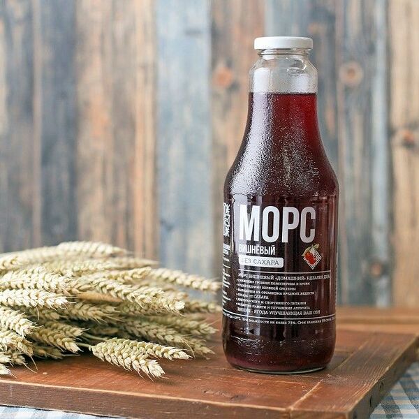 Морс вишневый, 1л