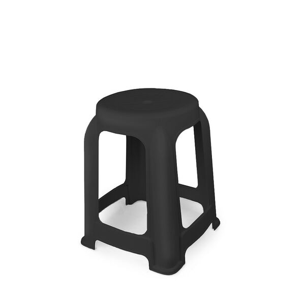 Табурет Dacha Verde, черный, 35x45 см