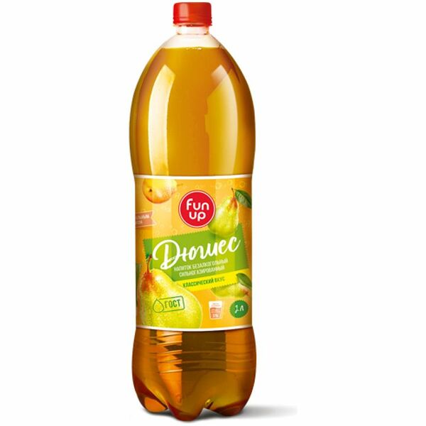 Напиток Fun Up Дюшес безалкогольный сильногазированный ПЭТ 2л