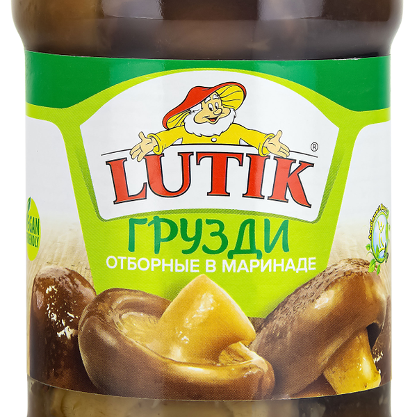 Грузди LUTIK отборные в маринаде