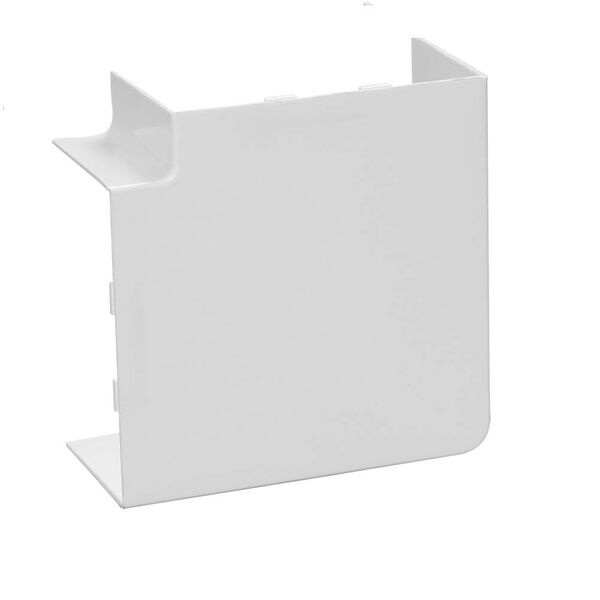 Поворот на 90 градусов КМП, 20x10 мм, белый