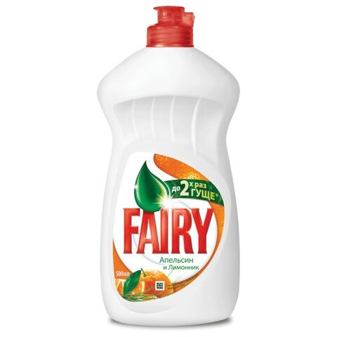 Средство для мытья посуды Апельсин и Лимонник Fairy 500 мл