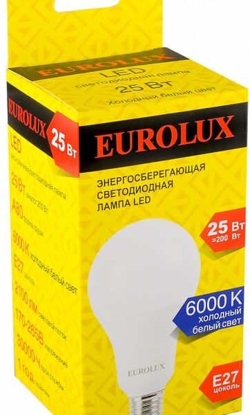 Лампа светодиодная Eurolux Е27 25Вт
