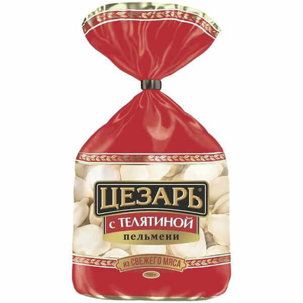 Пельмени Цезарь с телятиной 700г