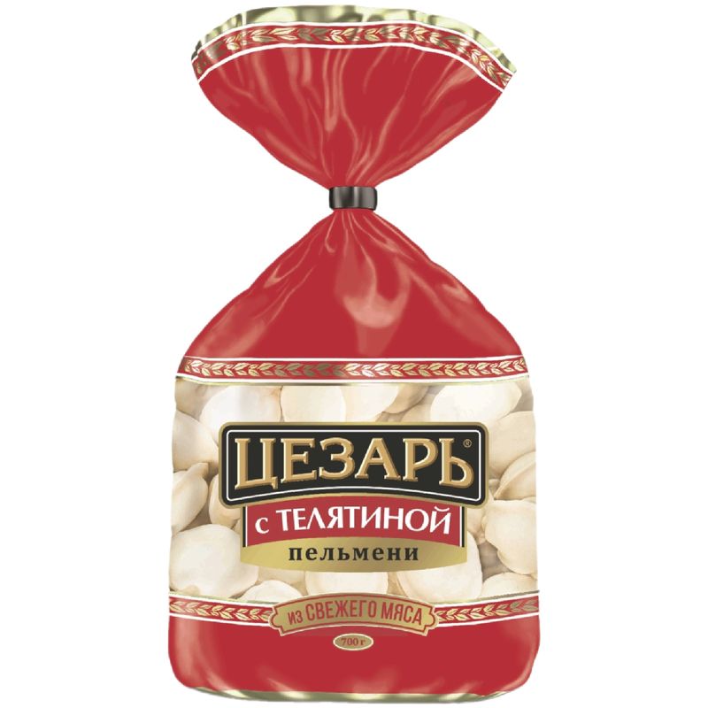 

Пельмени Цезарь с телятиной 700 г