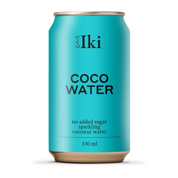 Вода кокосовая iki газированная натуральная 0.32л, Вьетнам