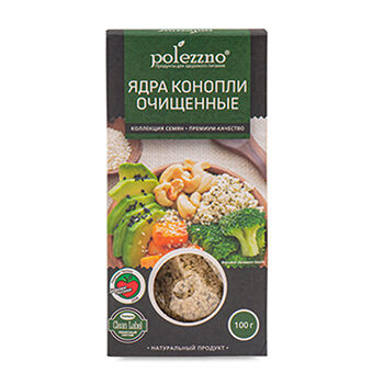 Ядра конопли Polezzno очищенные 