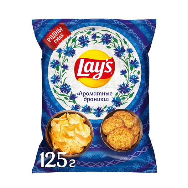 Чипсы Lays Ароматные драники 125 г
