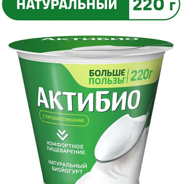 Био йогурт АКТИБИО Blactis с бифидобактериями 3.5% 220г