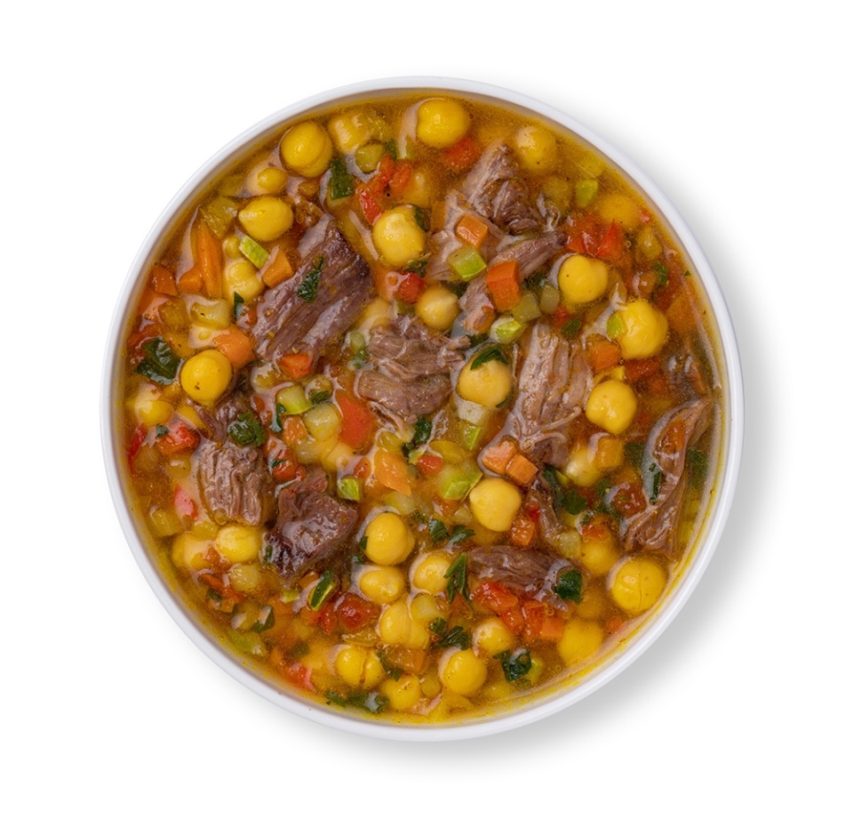 

Суп по-мароккански с говядиной, нутом и овощами, «Уже готово» 270г