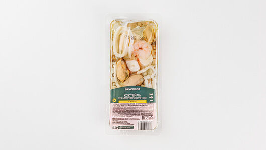 Коктейль из морепродуктов в масле