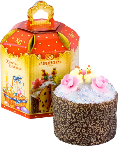 

Изделие пасхальное КОРОЛЁВСКИЙ ХЛЕБ КОЛОСОК Сливочное масло, 500г