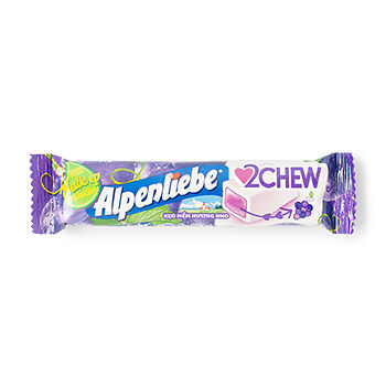 Жевательные конфеты Alpenliebe 2 CHEW со вкусом винограда, 24.5г