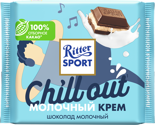 

Шоколад молочный Ritter Sport Молочный крем 100 г