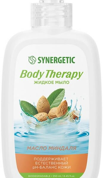 Жидкое мыло Synergetic Body therapy Масло миндаля 250мл