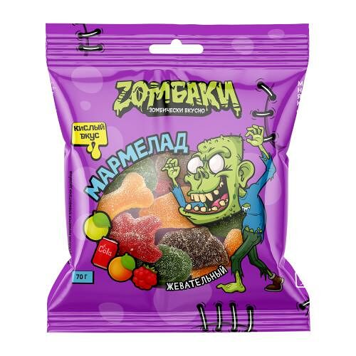 Мармелад Zомбаки жевательный 70 г