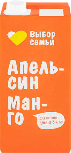 Нектар ВЫБОР СЕМЬИ Апельсин, манго, 0.95л