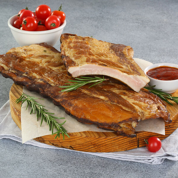 Ребрышки свиные копчёно-варёные МясновЪ от КуулКлевер