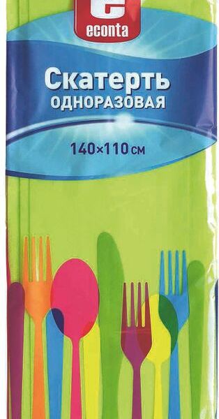 Скатерть одноразовая Econta 140x110см